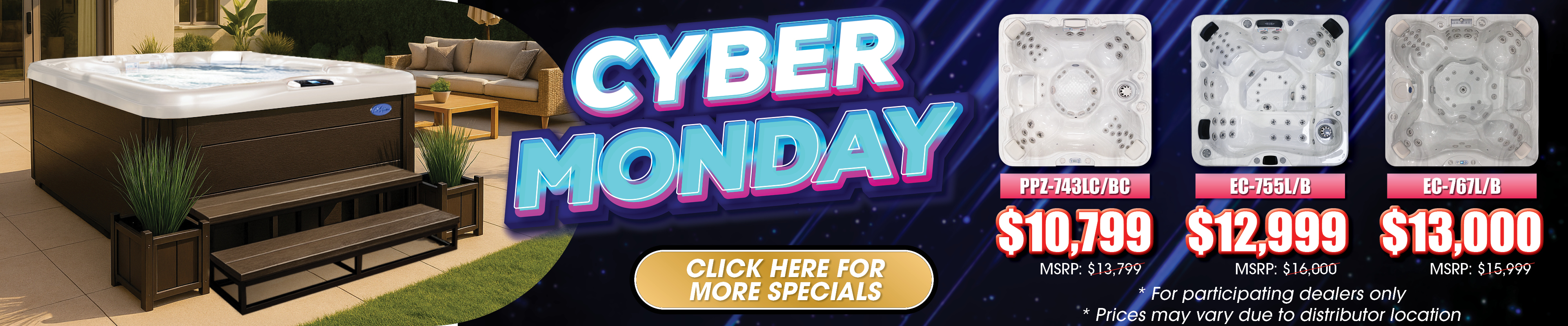 Calspas hot tub being used in a family setting - Murrieta